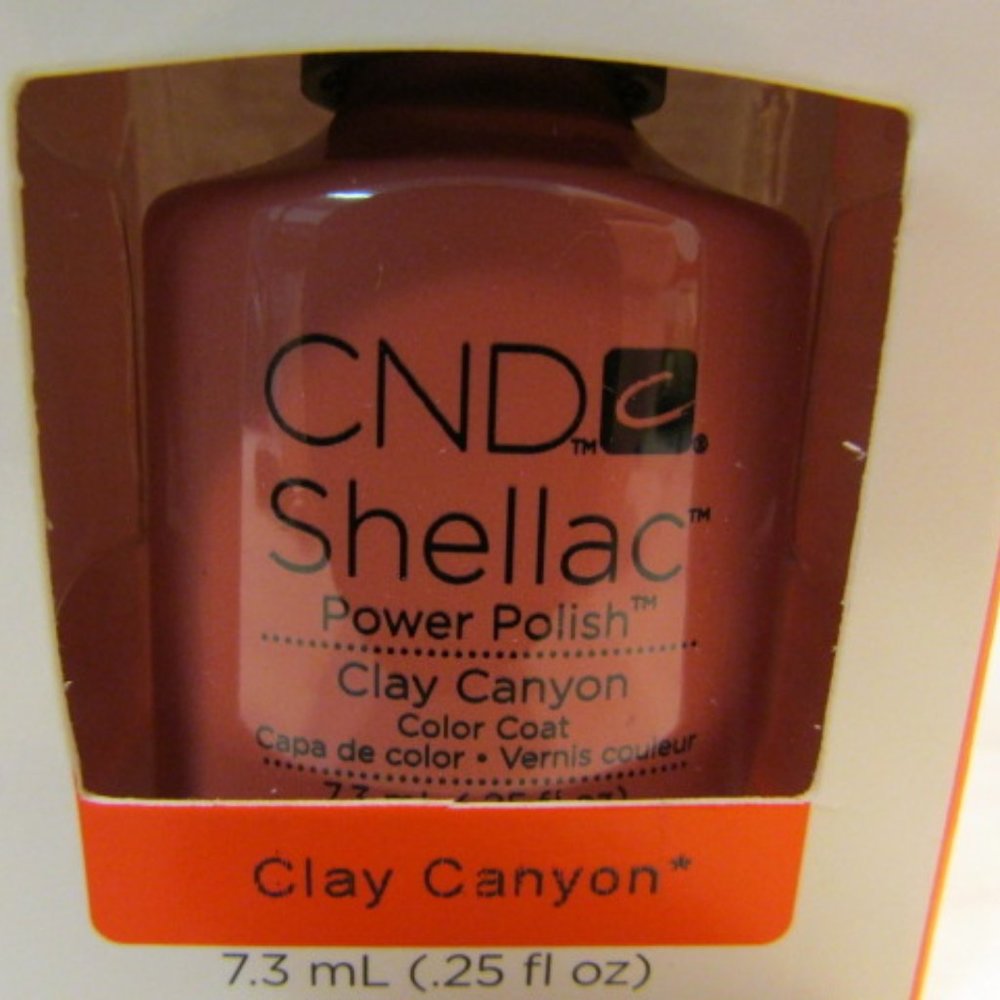 CND Shellac Brand Color Coat “Clay Canyon” .25 oz